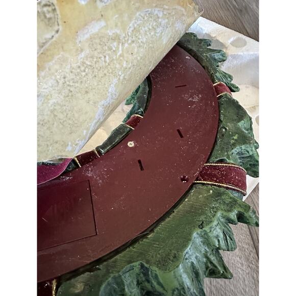 Thomas Kinkade Christmas Village Wreath Hamilton Collection - Picture 14 of 16